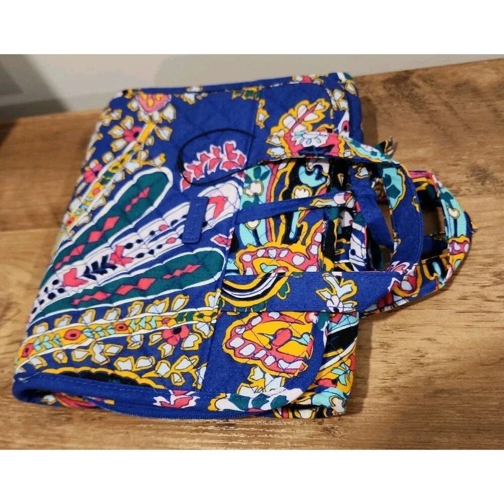 New VERA BRADLEY ROMANTIC PAISLEY ICONIC HANGING TRAVEL BEAUTIFUL ORGANIZER